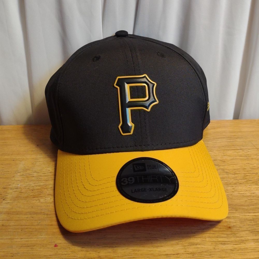 New Era 39Thirty Pittsburgh Pirates L/XL Stretchfit Hat - New
